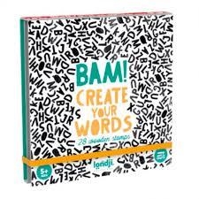 BAM! CREATE YOUR WORDS. 28 WOODEN STAMPS | 8436580424400