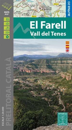 EL FARELL 1:20.000 LA VALL DEL TENES | 9788480908672 | ESCALA 1:20.000 -ALPINA