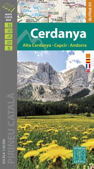 CERDANYA. ALTA CERDANYA, CAPCIR, ANDORRA 1:50.000 -ALPINA | 9788480908726 | MAPA 1:50.000 -ALPINA