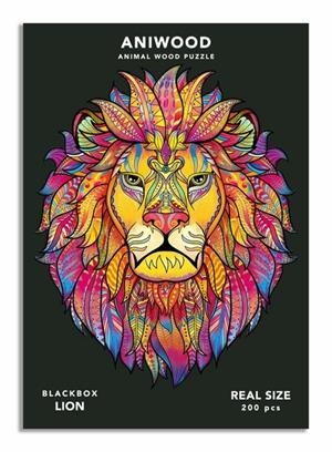 ANIWOOD: ANIMAL WOOD PUZZLE LION (L) | 0726367923164
