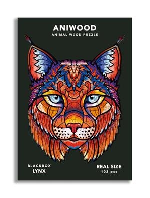 ANIWOOD: ANIMAL WOOD PUZZLE LYNX (S) | 0726367923119