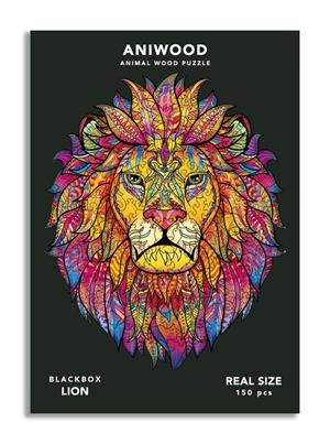 ANIWOOD: ANIMAL WOOD PUZZLE LION (M) | 0726367923171
