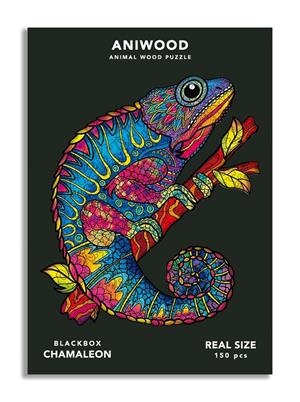 ANIWOOD: ANIMAL WOOD PUZZLE. CAMALEON (M) | 0726367923225