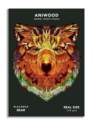 ANIWOOD: ANIMAL WOOD PUZZLE. BEAR (M) | 0726367923133