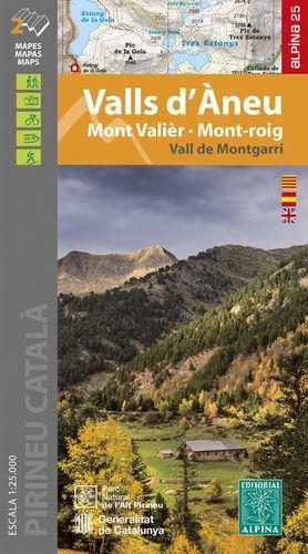 VALLS D'ANEU. MONT VALIER- MONT ROIG 2 MAPES 1:25.000 | 9788480908863 | 2 MAPES 1:25.000