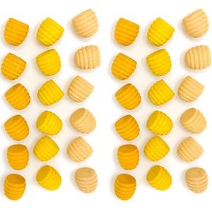 36 PECES EN FORMA  DE RUSC PER MANDALA GROC | 8436580870894