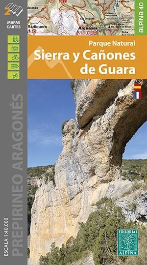 SIERRA Y CAÑONES DE GUARA 1:40.000 -ALPINA | 9788480909280