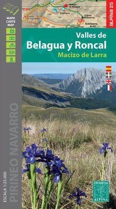 BELAGUA Y RONCAL, VALLES DE | 9788480909396 | 1:25.000 -ALPINA