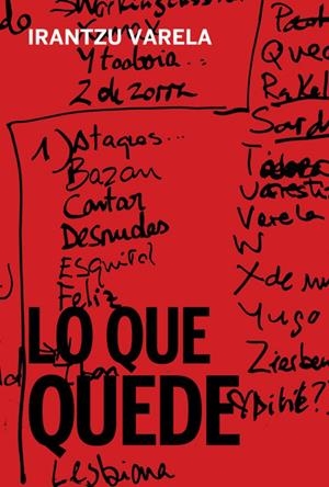 LO QUE QUEDE | 9788419323231 | VARELA, IRANTZU