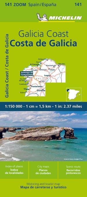 MAPA ZOOM COSTA DE GALICIA 11141 | 9782067258853