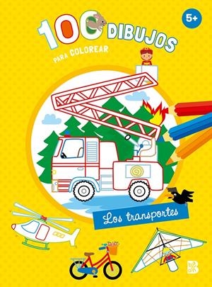 100 DIBUJOS PARA COLOREAR - LOS TRANSPORTES | 9789403243689 | BALLON