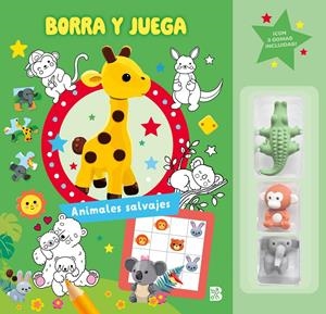 BORRA Y JUEGA - ANIMALES SALVAJES | 9789403243917 | BALLON