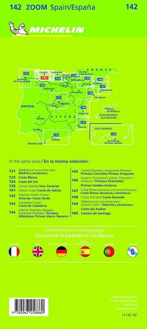 MAPA ZOOM ASTURIAS, COSTA VERDE 11142 | 9782067258860