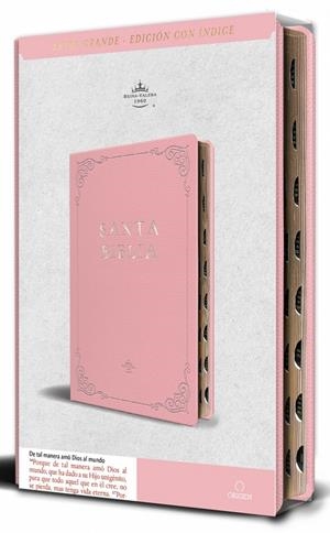 BIBLIA RVR 1960 SIMIL PIEL ROSADA TAMAÑO MANUAL NOMBRES DE DIOS | 9798890982131 | REINA VALERA REVISADA