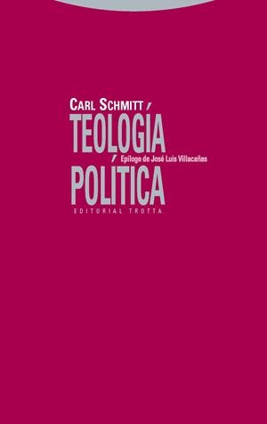 TEOLOGÍA POLÍTICA | 9788498790849 | SCHMITT, CARL